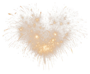Obraz premium PNG Firework heart fireworks outdoors night.