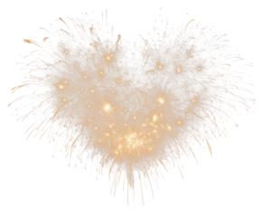 PNG  Firework heart fireworks outdoors night.