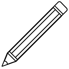 Vector Art Pencil Icon in Serious Style