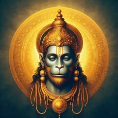 Obraz premium Lord shri Hanuman