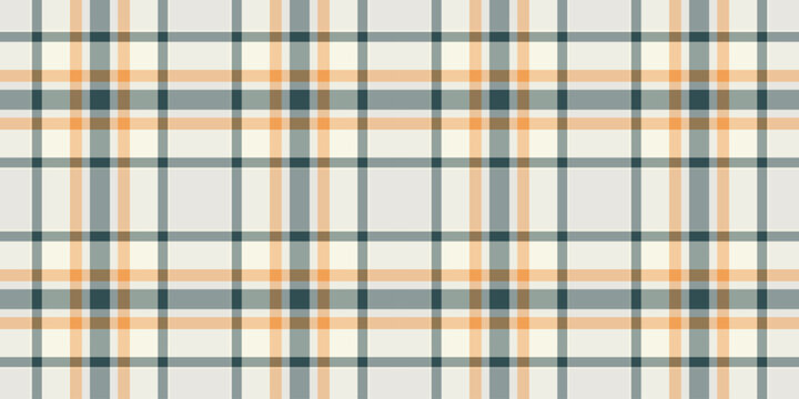 Volume vector plaid texture, present check pattern textile. Mockup seamless fabric tartan background in white and pastel colors.