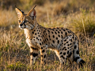 Serval in Savanna 30