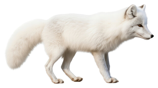 PNG Arctic fox wildlife mammal animal.