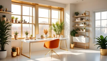 Photo interior modern design room 3d illustration