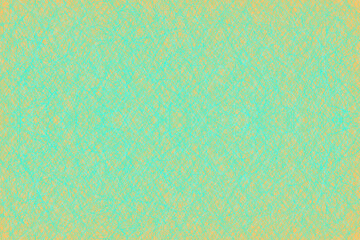 Fototapeta premium Blue-green and yellow spider web abstract art background. 