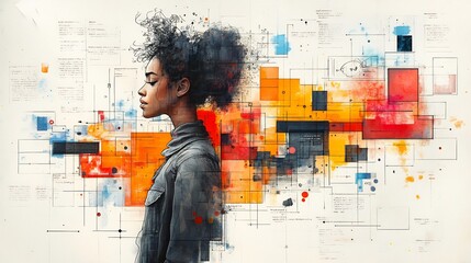 Mind map the use of negative space in design detailing techniques for creating balance and hidden messages