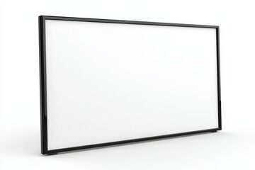 TV screen mockup on isolated background created with Generative AI