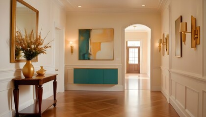 Photo interior modern design room 3d illustration