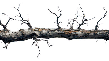 PNG  French fired burnt plant tree wood.