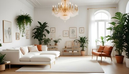 Photo interior modern design room 3d illustration