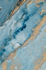 Original artwork photo of marble ink abstract art. High resolution photograph from exemplary original painting. Abstract painting was painted on HQ paper texture to create smooth marbling pattern.