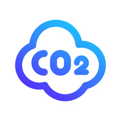 co2 gradient icon