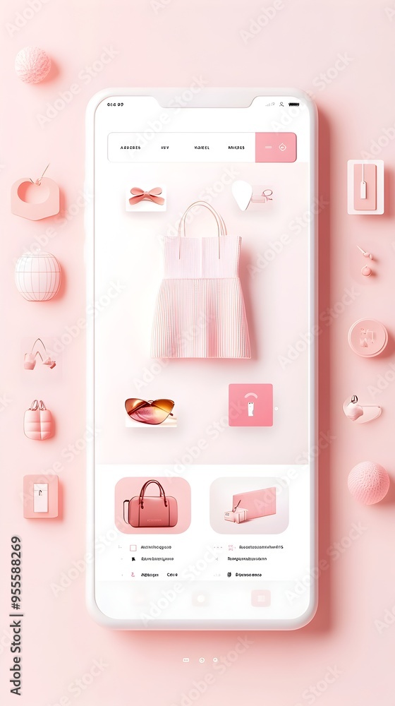 Poster elegant minimalist ui design for seamless e commerce platform experience