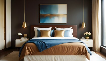 Photo interior modern design room 3d illustration