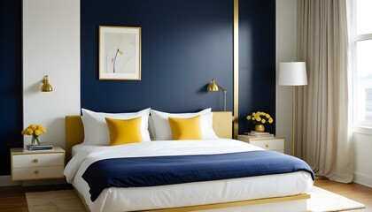 Photo interior modern design room 3d illustration