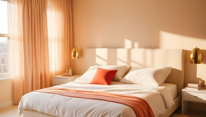 Photo interior modern design room 3d illustration