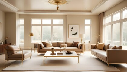 Photo interior modern design room 3d illustration