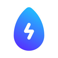 hydro power gradient fill icon