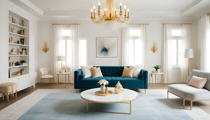 Photo interior modern design room 3d illustration