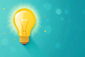 Inspiring Job Recruitment Poster for Innovative Thinkers, Creativity and Bright Ideas