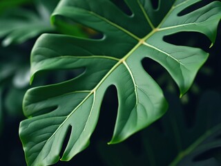 green leaf background