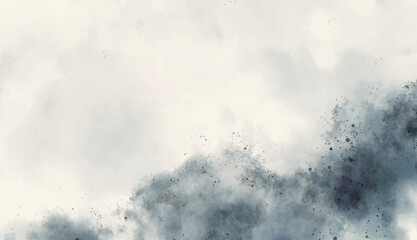 Abstract horizontal watercolor background. Brush stroked painting pastel warm color watercolour. Hand drawn vector texture