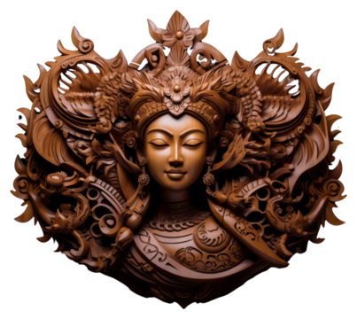 PNG A woman art tradition representation.