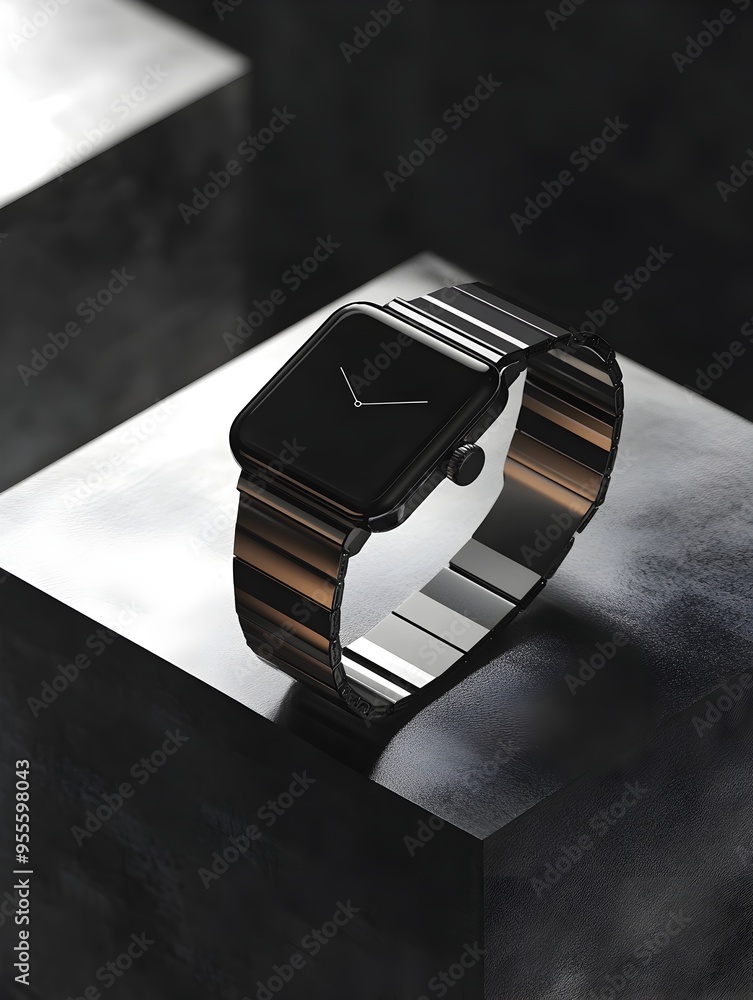 Aufkleber sophisticated smartwatch with advanced wearable functionality and modern architectural design