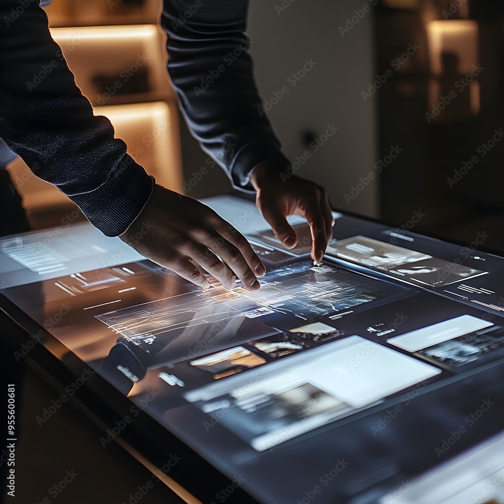 Aufkleber close examination of immersive and responsive website interface design for seamless user engagement