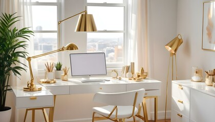 Photo interior modern design room 3d illustration