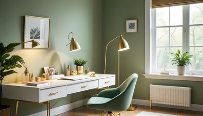 Photo interior modern design room 3d illustration