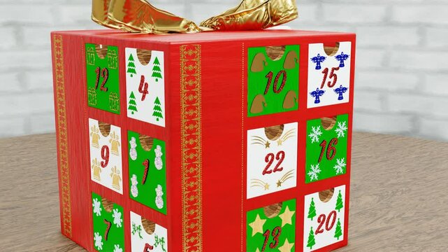 Advent Calendar Gift Box Door No 15