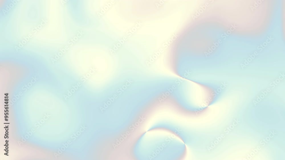 Poster Blue color dark background. Music abstract modern technology smooth wave. Trendy blue gradient colorful wave animation. Seamless loop 4k.