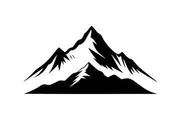 Mountain silhouette vector illustration, Mountain silhouette vector, Mountain silhouette PNG