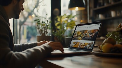 Seamless Website Interaction in Real World Setting with Dynamic Product Visualization on Laptop