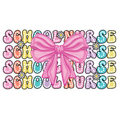 School Nurse svg png, Coquette bow school nurse svg png, Retro, dalmatian dots, race leopard cheetah svg png, School nurse sublimation, School Nurse PNG Image, Leopard Nurse Design, Sublimation Design