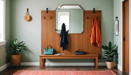 Photo interior modern design room 3d illustration