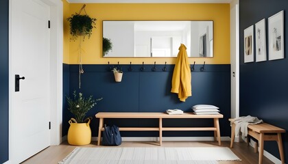 Photo interior modern design room 3d illustration