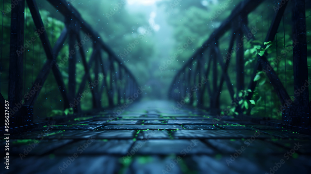 Canvas Prints bridge nowhere. made blender