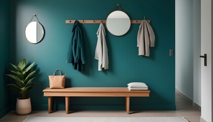 Photo interior modern design room 3d illustration
