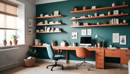 Photo interior modern design room 3d illustration