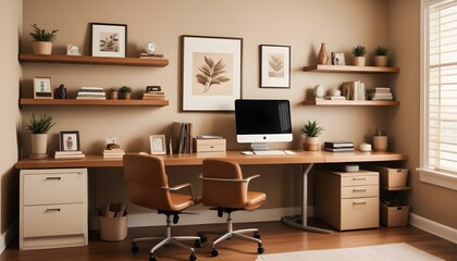 Fototapeta premium Photo interior modern design room 3d illustration