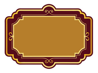 Golden Frame Design  ,golden picture frame EPS vector