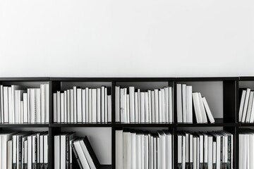 row of books