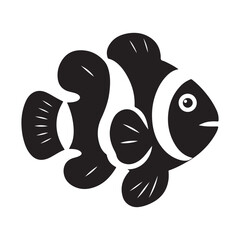 Clownfish Silhouette Vector Illustrations – Premium Graphic Design Collection