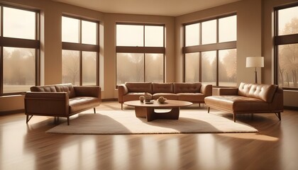 Photo interior modern design room 3d illustration