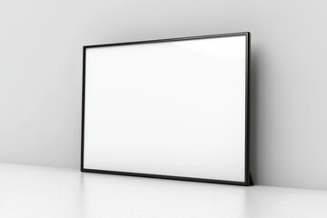 TV screen mockup on isolated background created with Generative AI