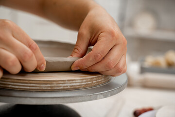 Building sides for clay products. Slab pottery. Creating ceramic products from flat sheets of clay....