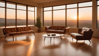 Photo interior modern design room 3d illustration