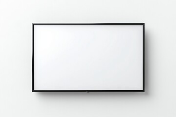 TV screen mockup on isolated background created with Generative AI